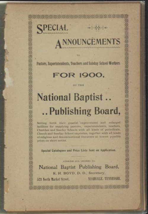 antional baptist publishing