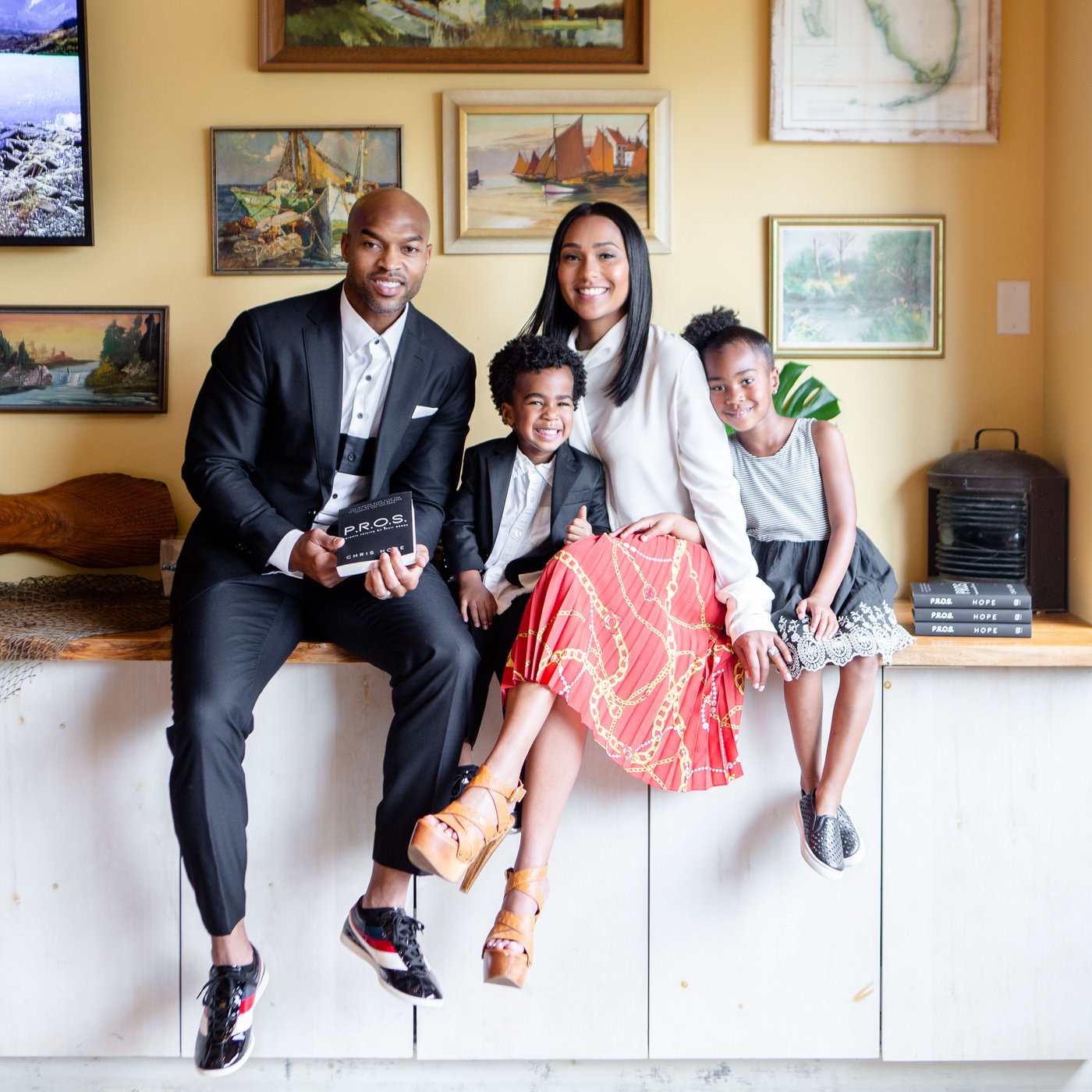 Chris and Linda Hope and children, ICHOPE Fund