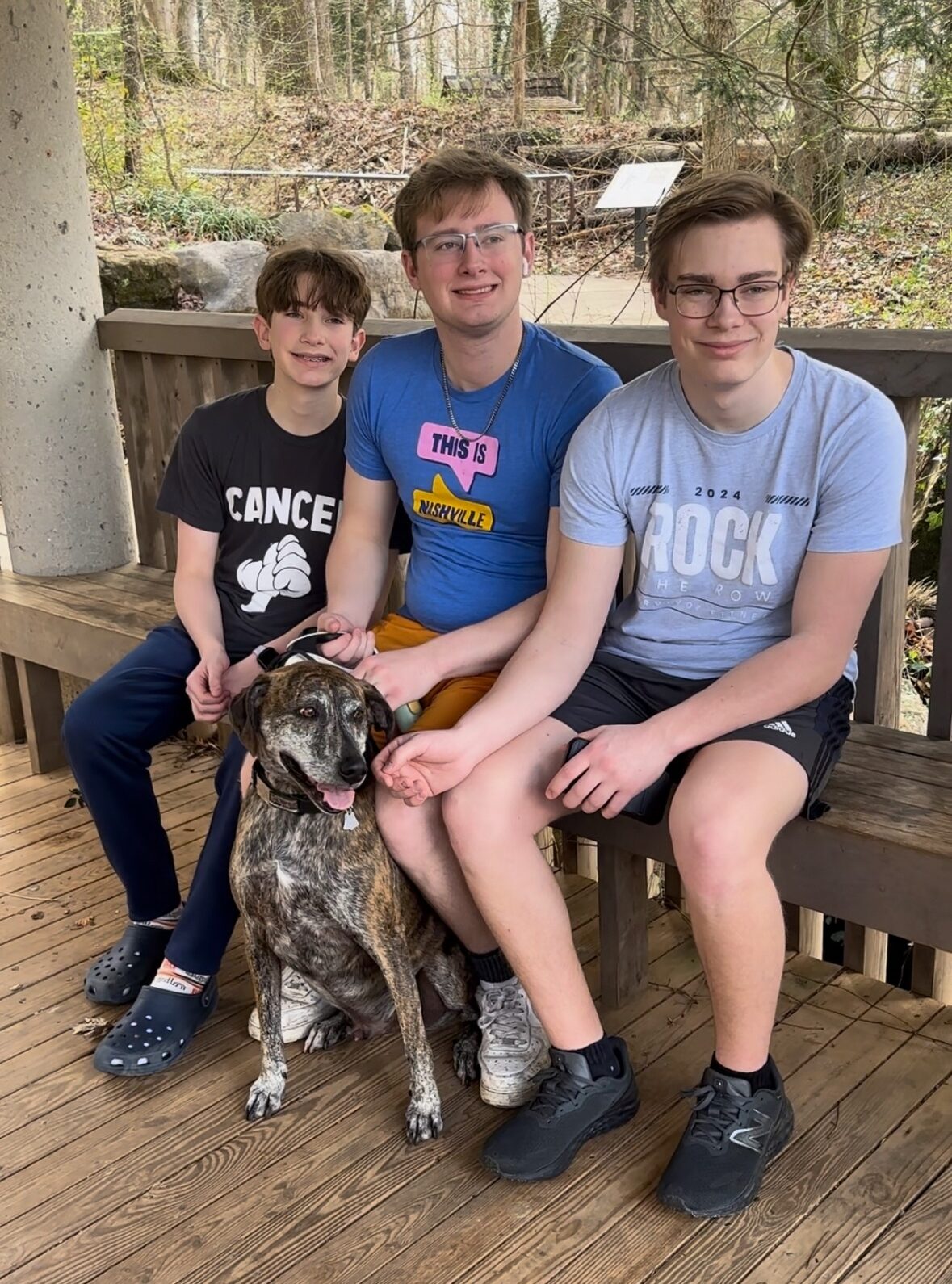 Beth and Brad Jones' children Parker, Ben, and Jett