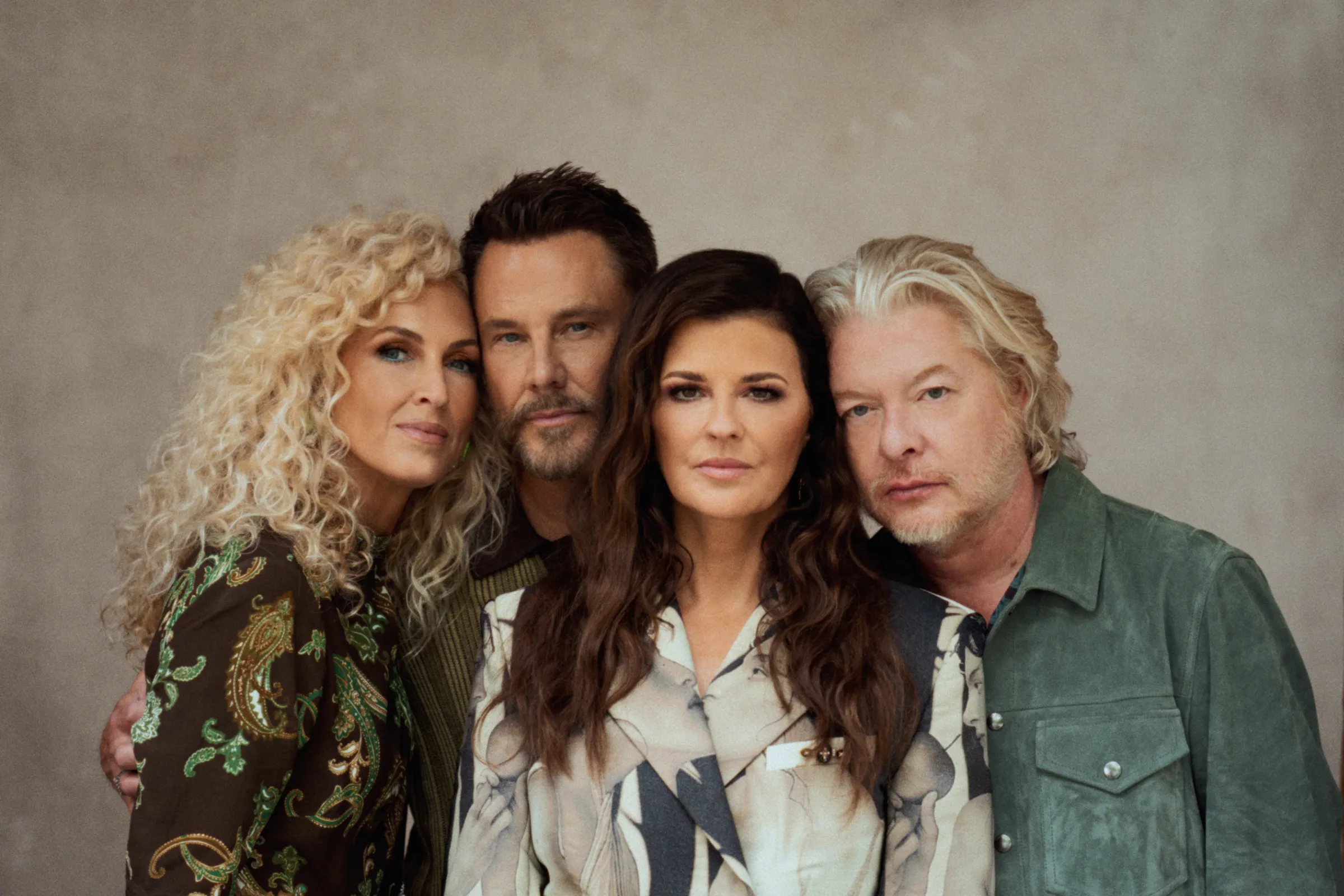 The four members of the band Little Big Town - creators of