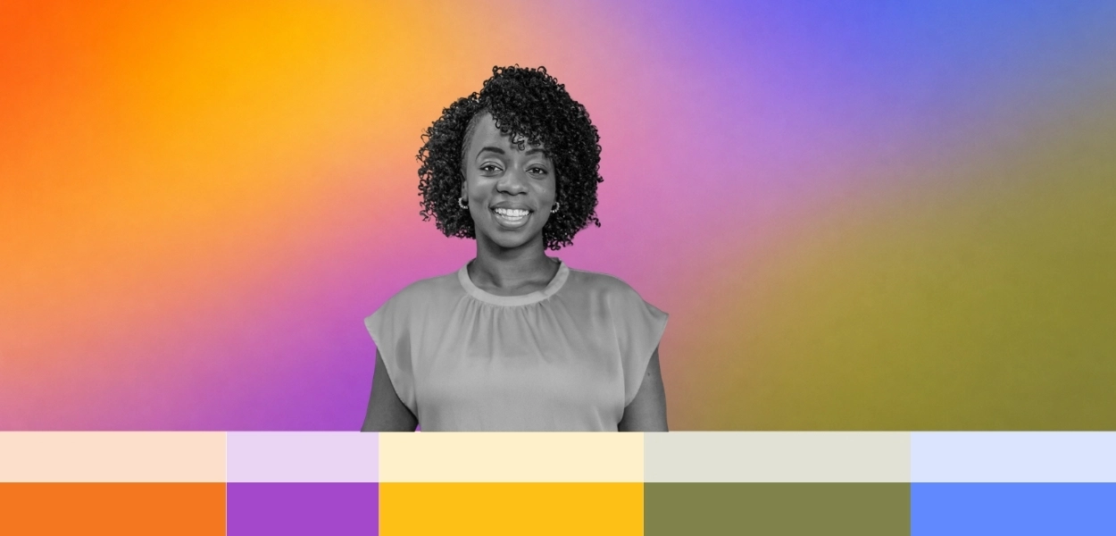 Edwina Freeman, 2026 CFMT Gamechanger shown in front of a colorful gradient background